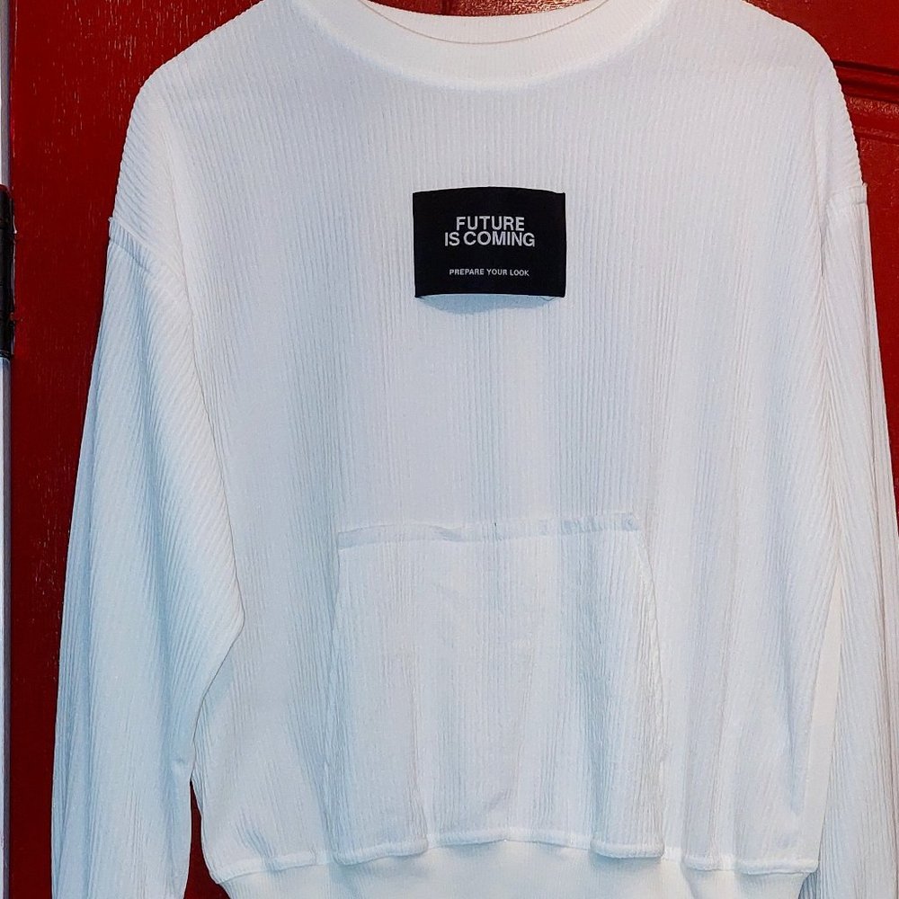Zara, Combination Sweatshirt, Size Medium